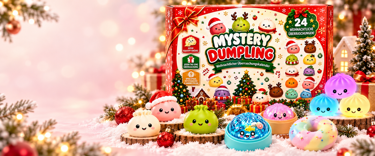 Mystery Dumpling Adventskalender mit Squishys